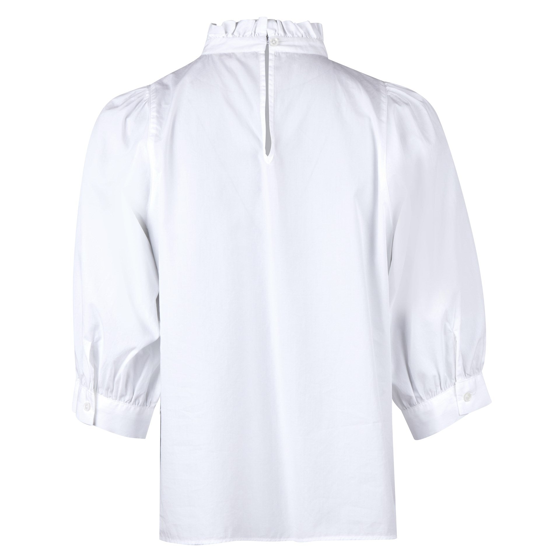 Elsa Short Sleeved Blouse, White