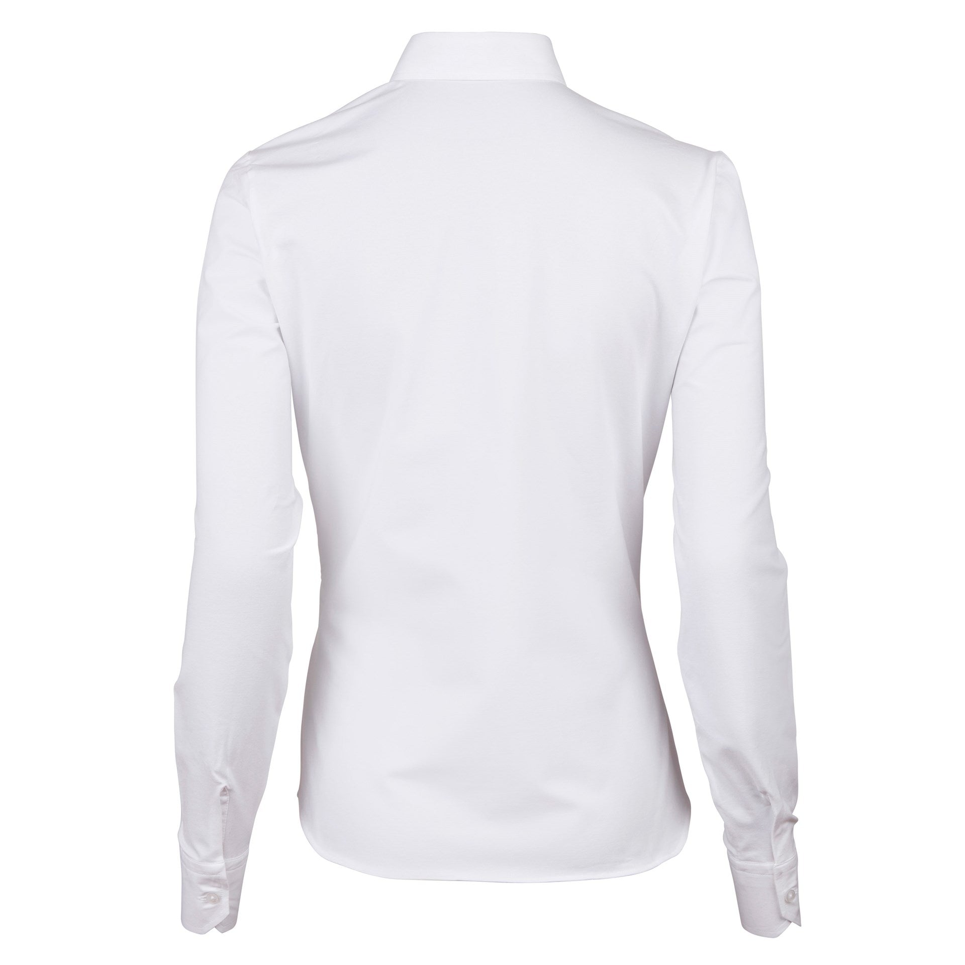 Salma Shirt With Jersey Back, White