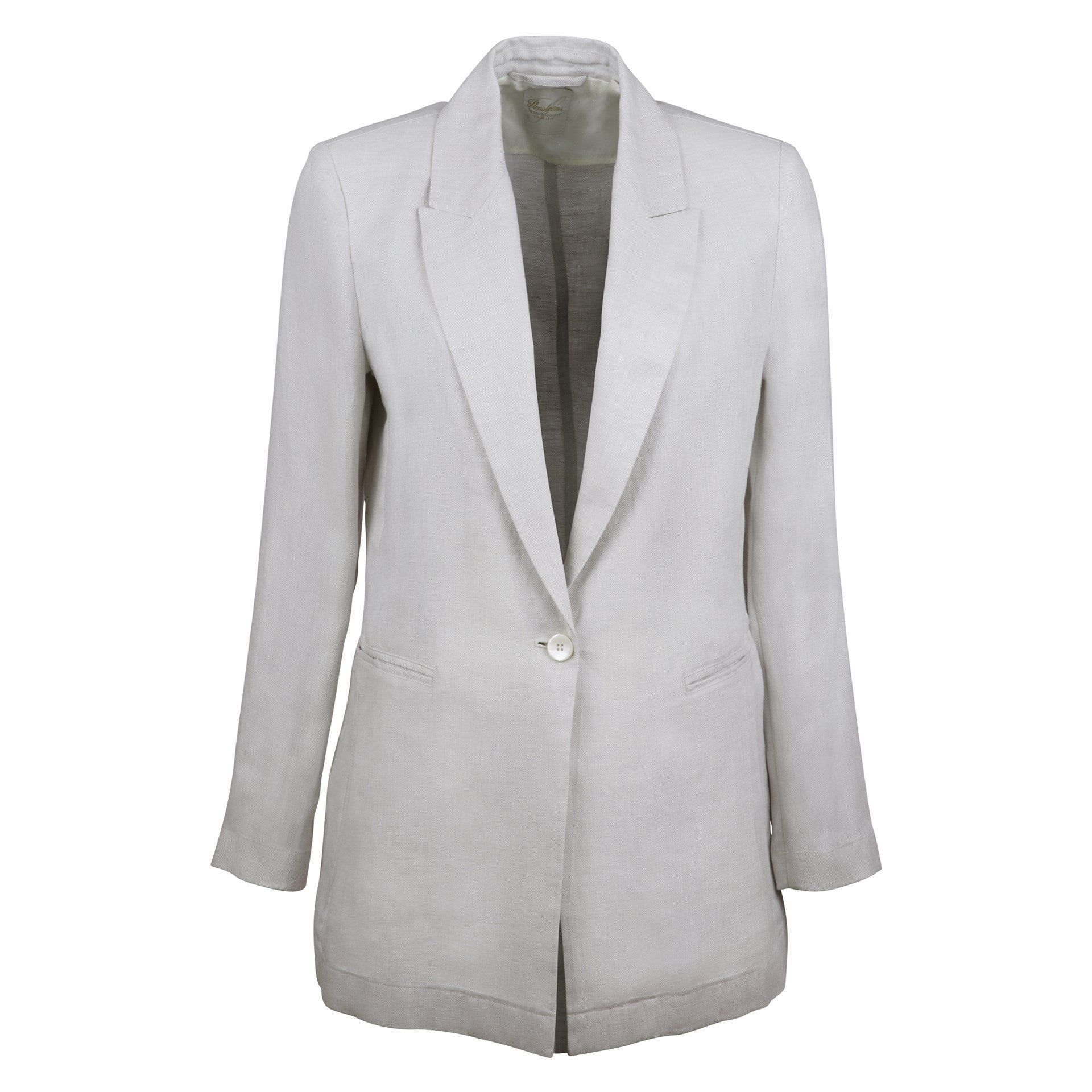 Elisabeth Beige Linen Jacket