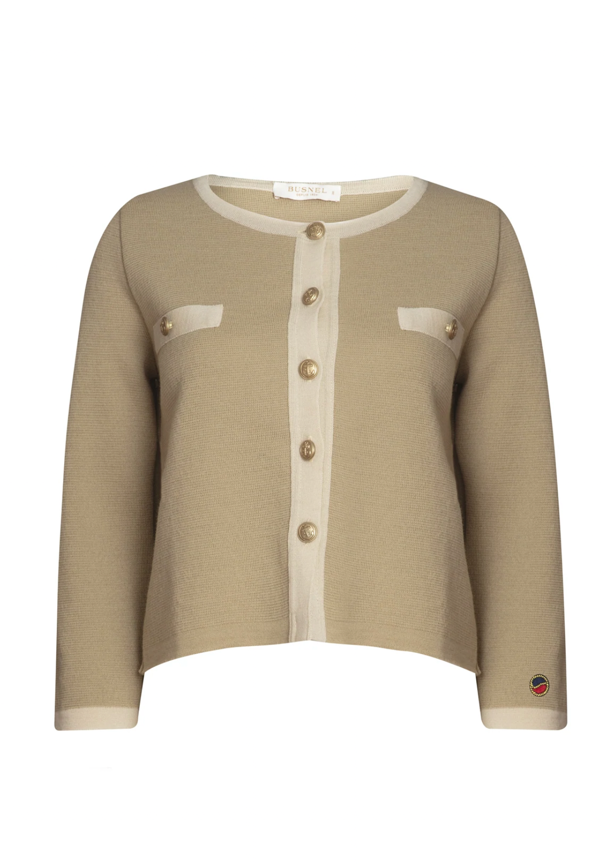 Arvida Bi-color Jacket, khaki Beige/Grain