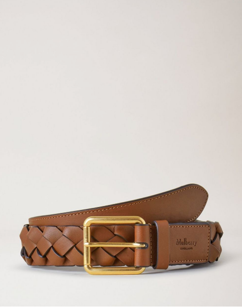 Heritage Braid Belt, Brown