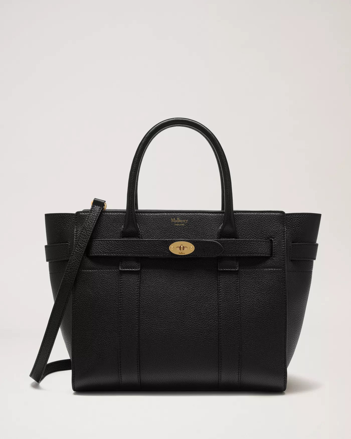 Small Zipped Bayswater, Black