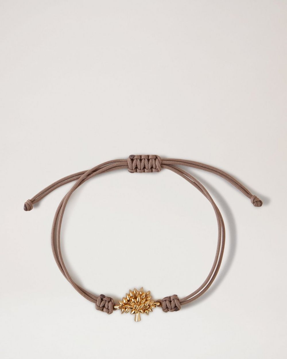 Trädlednings armband, Gold Vermeil - Teak.