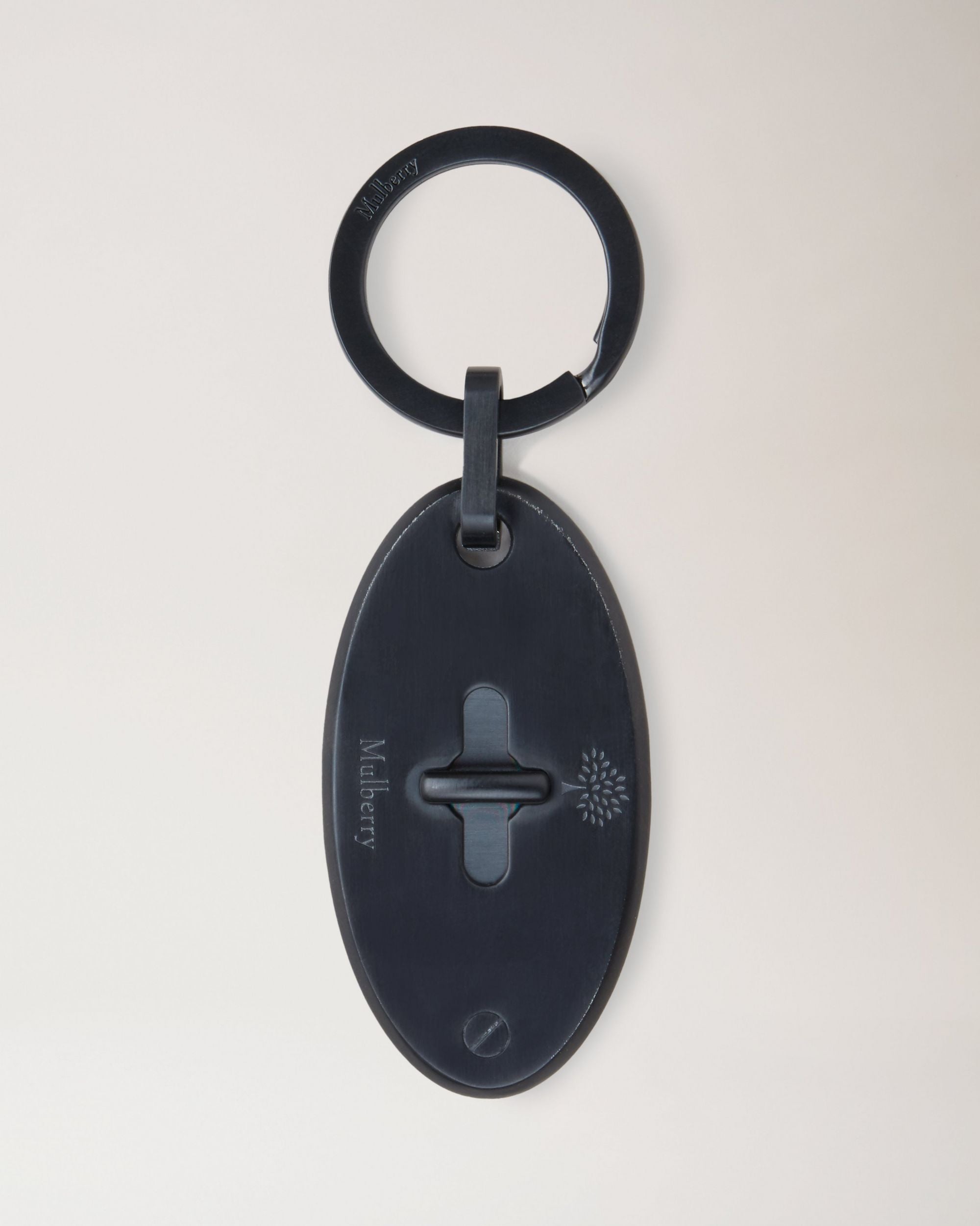 Postman's Buckle Keyring, Brushed Black