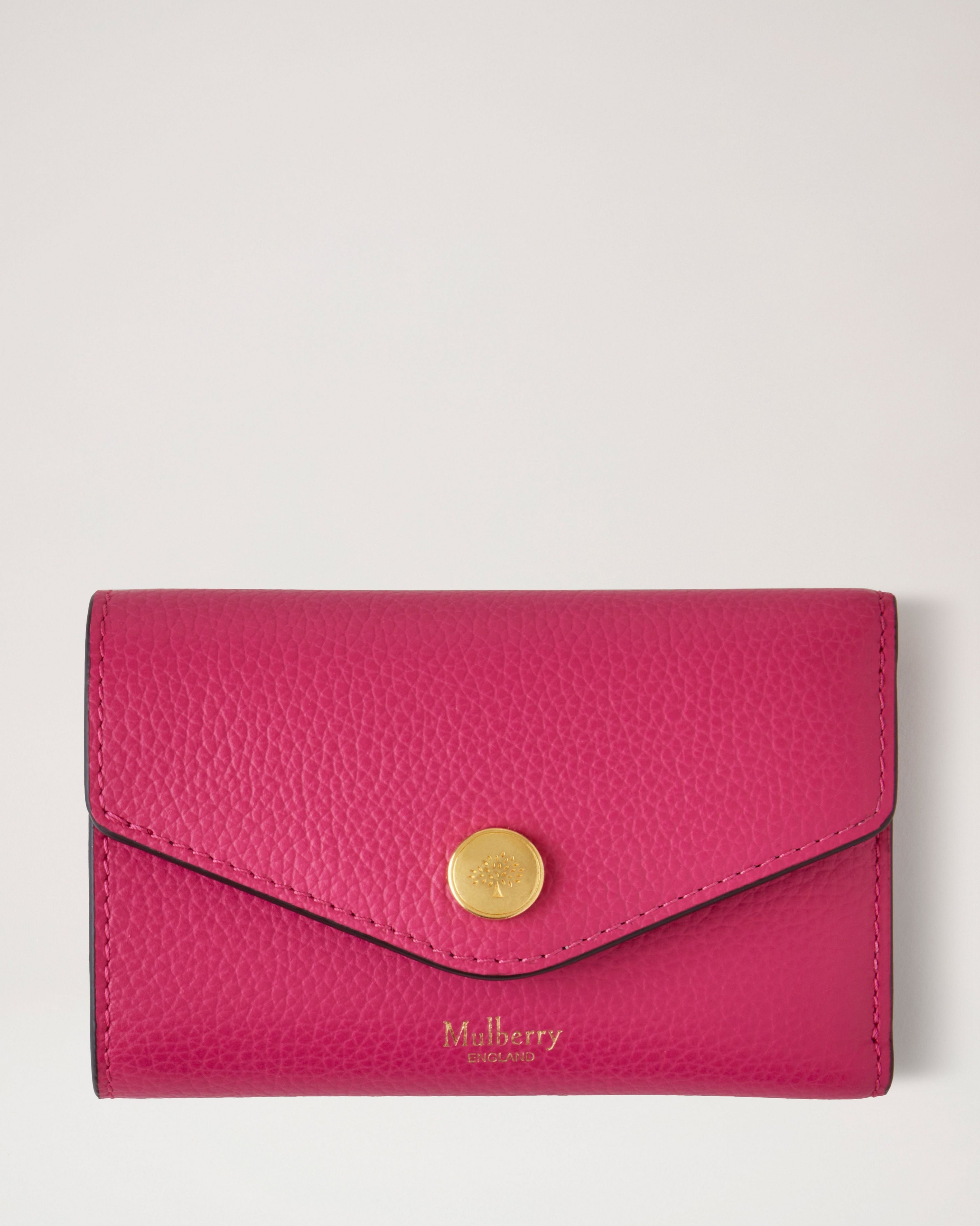 Folded Multi-card Wallet, Mulberry Pink