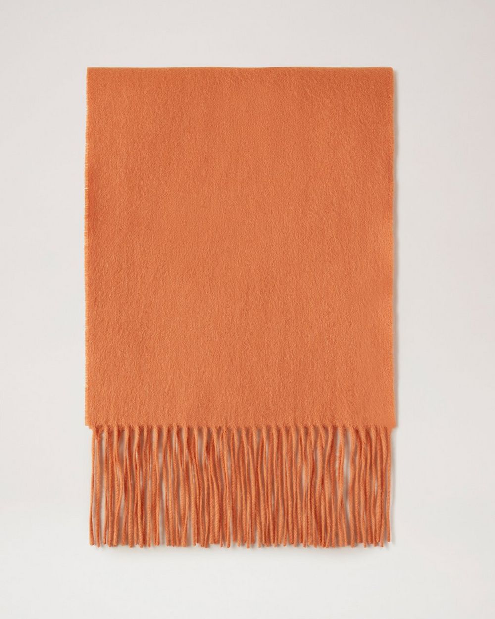 Solid Lambswool Scarf,  Apricot