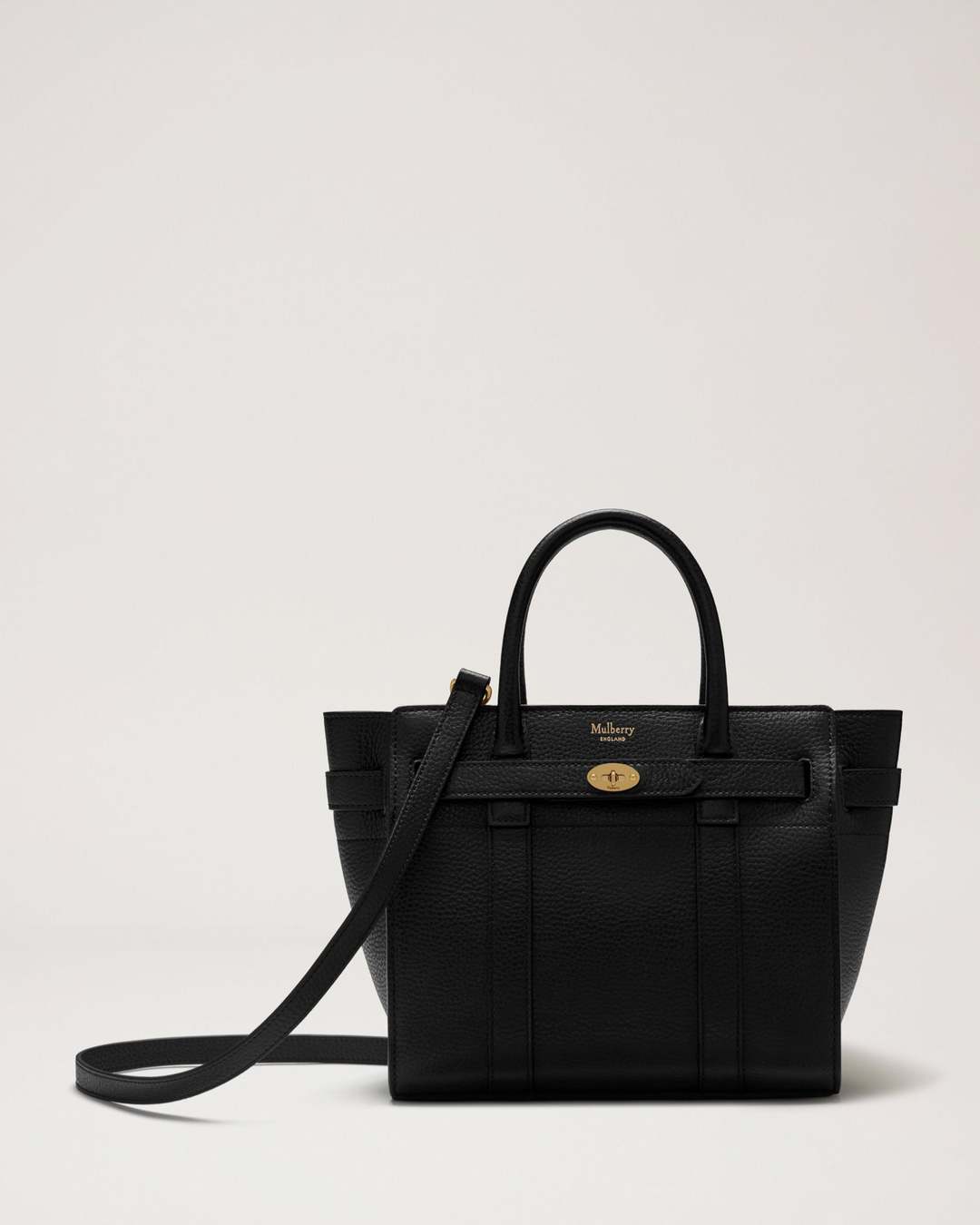 Mulberry Mini Zipped Bayswater Black