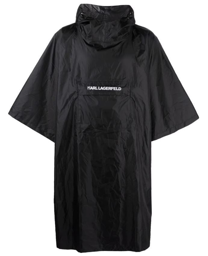 Essential Rain Poncho, Black