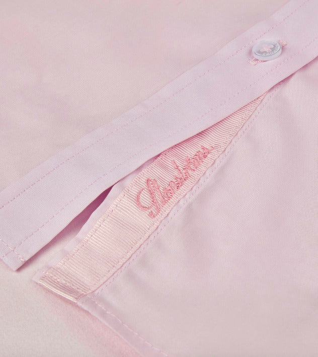 Salma Shirt With Jersey Back, Light Pink