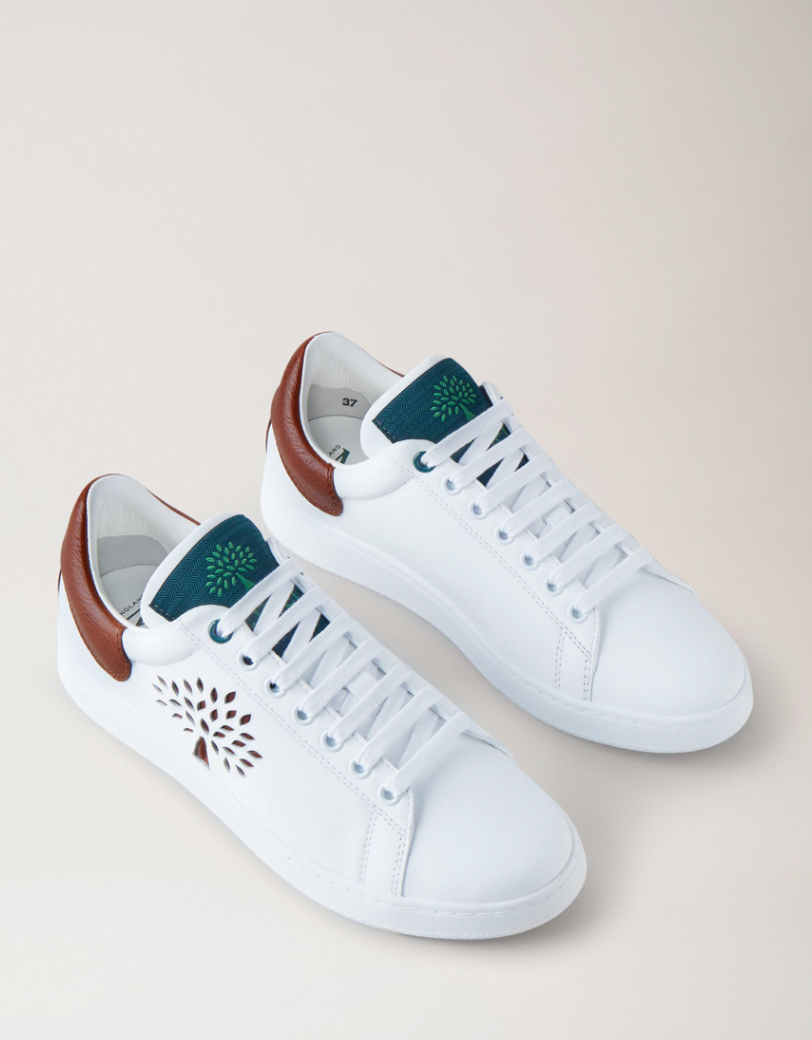 Tree Tennis Sneaker, White / Oak