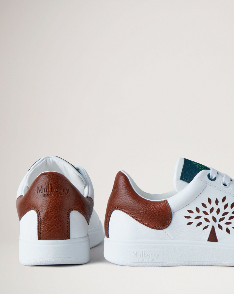 Tree Tennis Sneaker, White / Oak