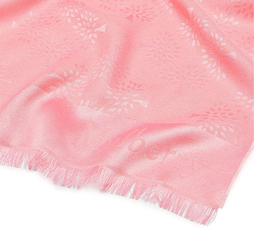 Silk scarf - Sorbet Pink - Mulberry